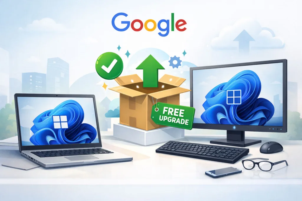 Google Offers Free PC Upgrade For Windows Users