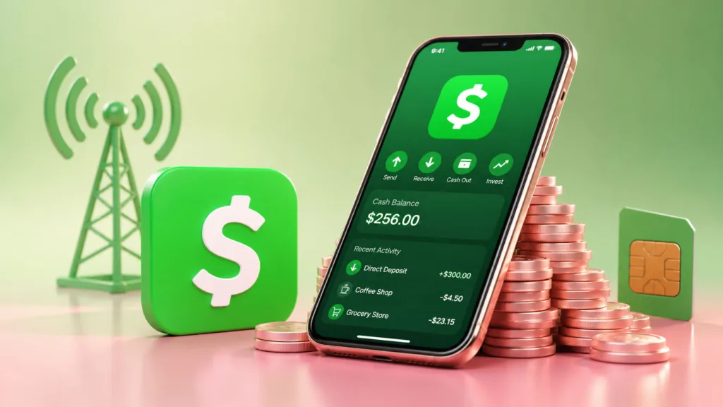 Mobile Phone Service with Cash App