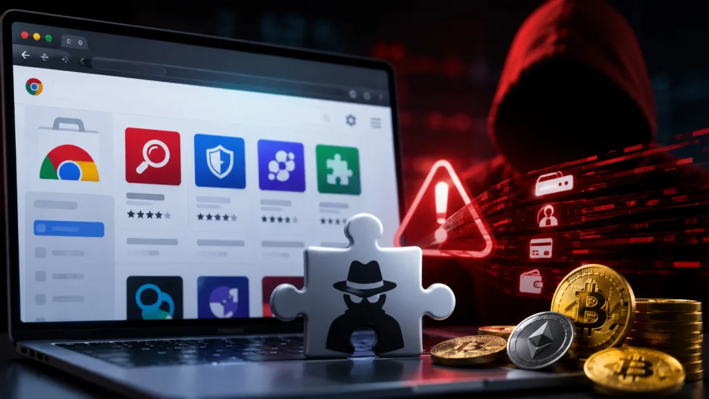 Chrome Web Store Extensions Caught Stealing Crypto and Browser Data