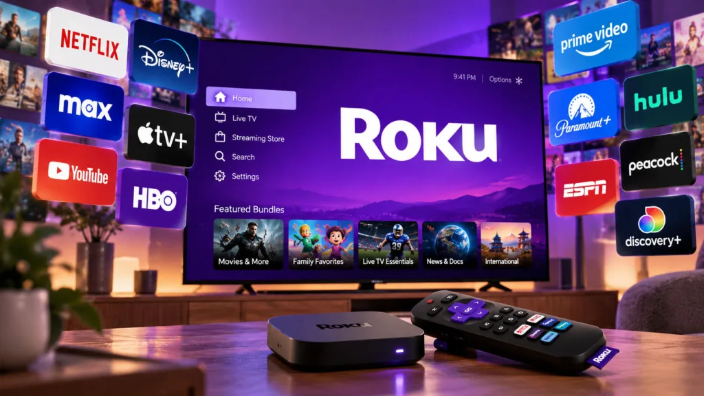 Roku Expands Premium Subscriptions with 30 New Bundles
